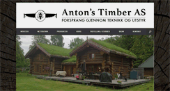 Desktop Screenshot of anton.no